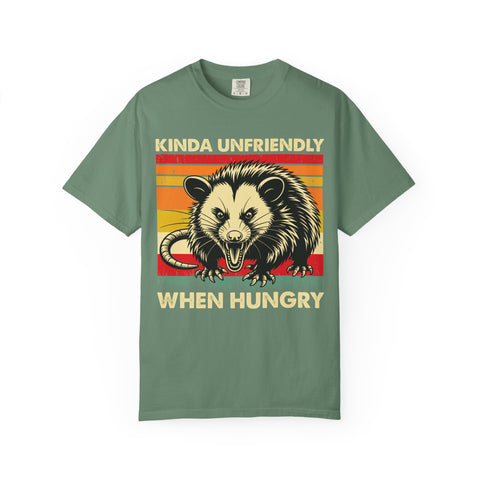Kinda Unfriendly When Hungry Shirt - Cute Opossum Gym Tee