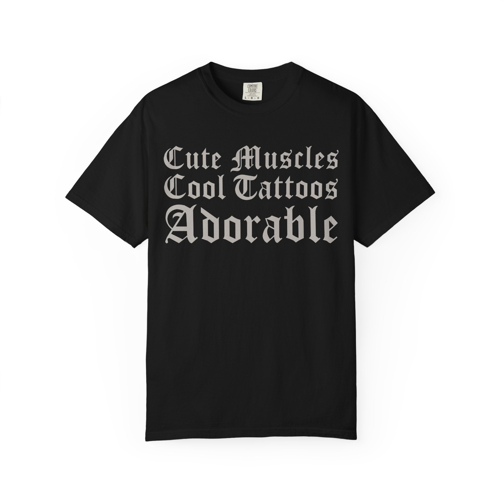 Confident Gym Girl Shirt, Muscles & Tattoos Cute Workout Tee