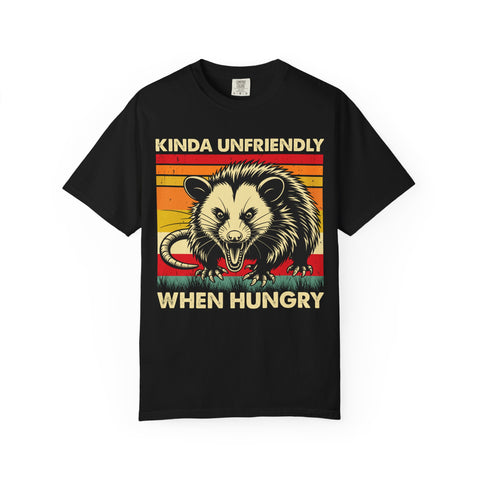 Kinda Unfriendly When Hungry Shirt - Cute Opossum Gym Tee