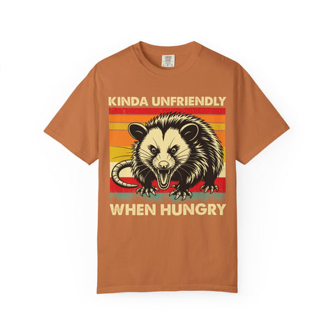 Kinda Unfriendly When Hungry Shirt - Cute Opossum Gym Tee