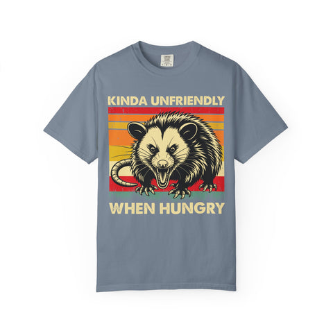 Kinda Unfriendly When Hungry Shirt - Cute Opossum Gym Tee