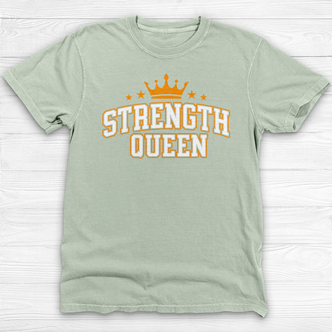 Strength Queen Gym Shirt, Empowering Fitness Tee for Strong Women