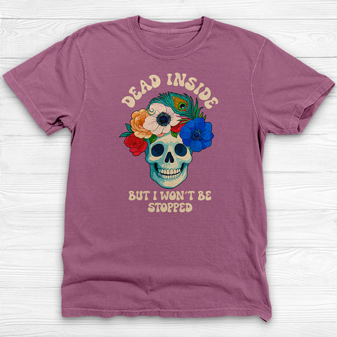 Dead Inside Sarcastic Motivation Tee Gym Shirt or Pump Cover