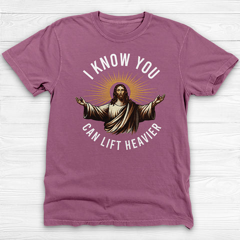 Jesus Lift Heavier Motivational Gym Shirt or Pump Cover