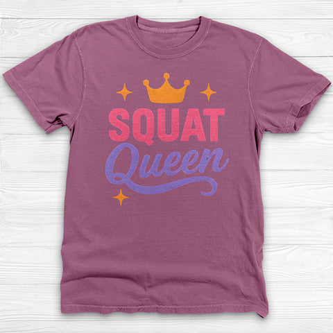 Squat Queen Gym Tee Or Pump Cover For Fitness Girls