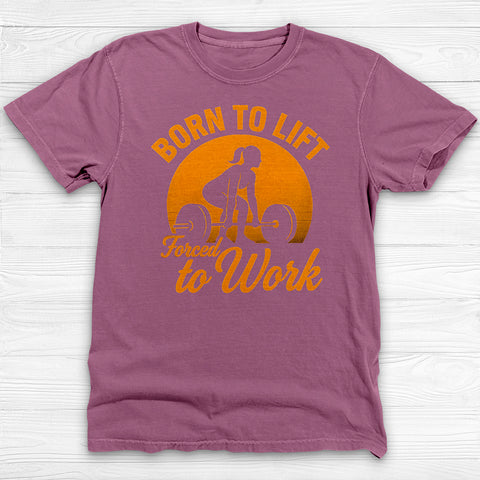 Born to Lift Gym Shirt β Women's Workout Tee