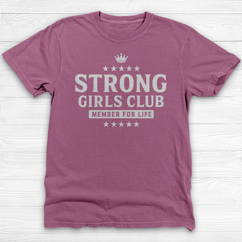 Strong Girls Club Gym Shirt Or Pump Cover