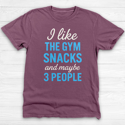The Gym, Snacks and Three People Workout Tee or Pump Cover