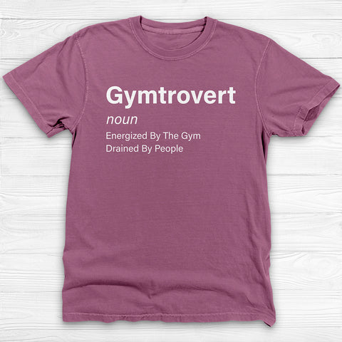 Gymtrovert Shirt, Introvert Workout Tee Or Pump Cover