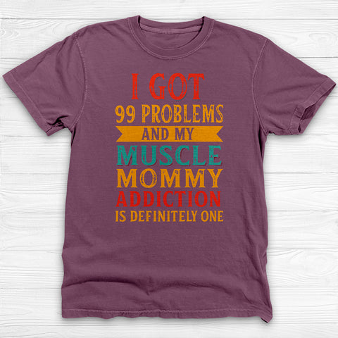 Muscle Mommy Addiction Gym Tee, Strong Women Appreciation