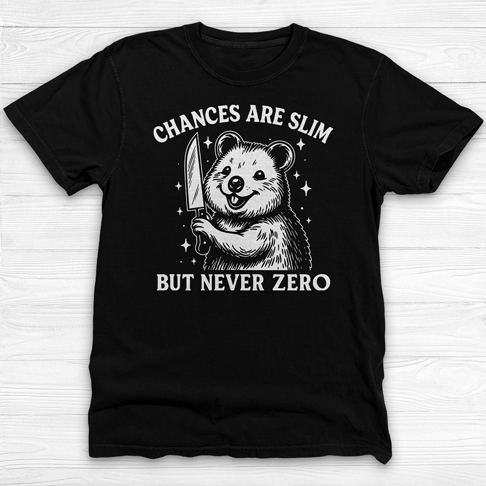 Chances Slim But Not Zero Fun Gym Shirt, Cute Pump Cover
