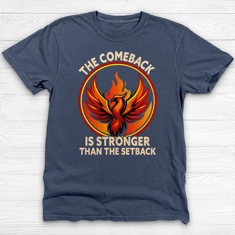Phoenix Comeback Gym Shirt, Motivational Workout Tee for Lifters