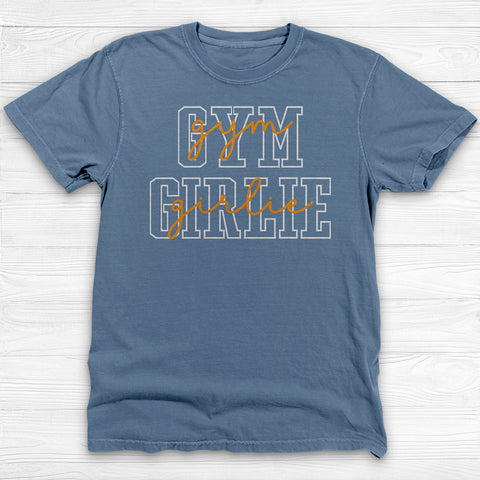 Gym Girlie Tee, Cute Womenβs Workout Shirt & Fitness Apparel