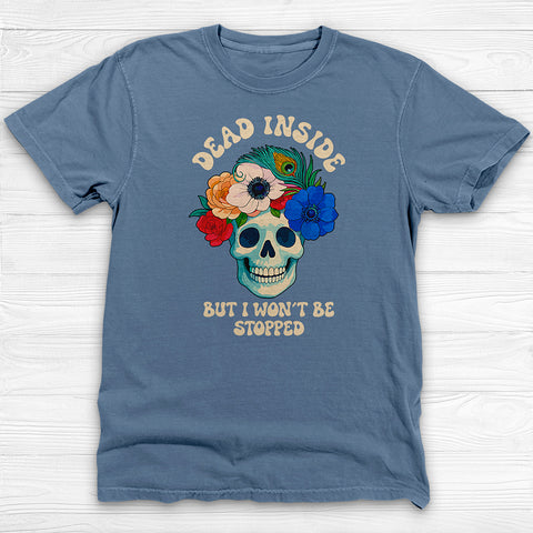 Dead Inside Sarcastic Motivation Tee Gym Shirt or Pump Cover