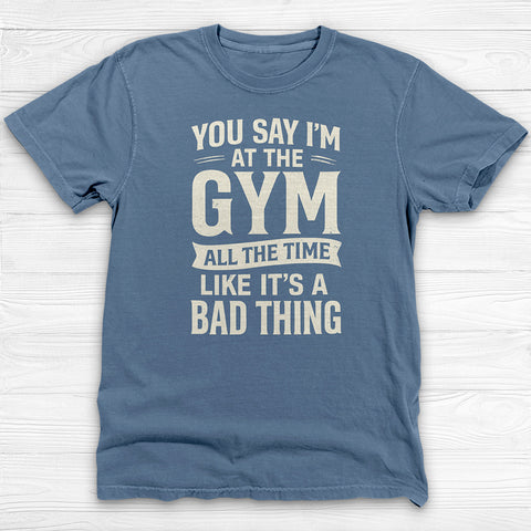 Happily Gym Addicted Workout Shirt, Fun Fitness Lover Tee