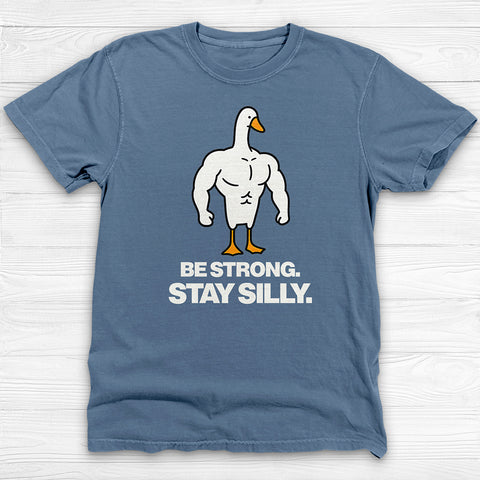 Be Strong Stay Silly, Silly Goose Gym Tee And Pump Cover