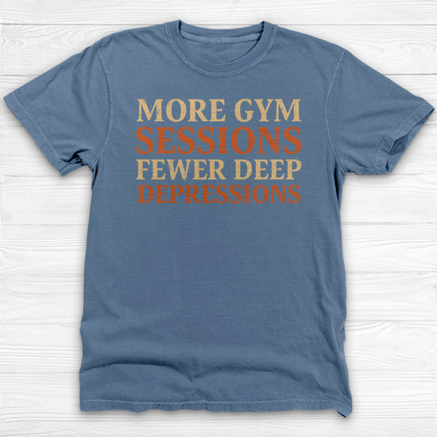 Motivational Gym T-Shirt, Mental Health Awareness, Positive Vibes