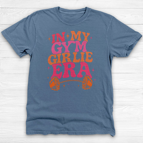 Gym Girlie Workout T-Shirt, Cute Fitness Tee or Pump Cover