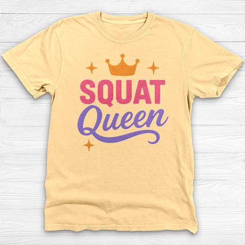 Squat Queen Gym Tee Or Pump Cover For Fitness Girls