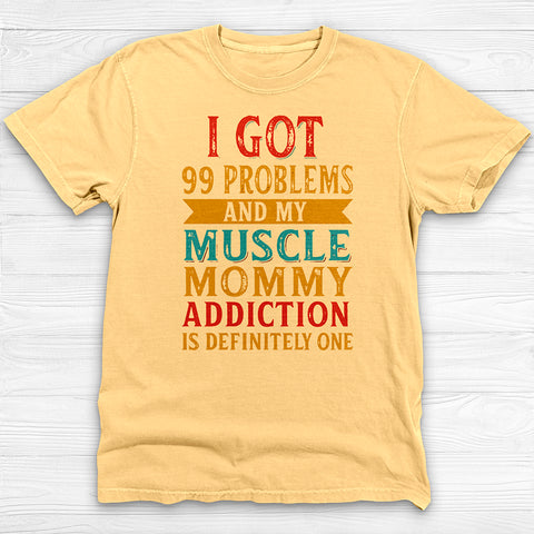 Muscle Mommy Addiction Gym Tee, Strong Women Appreciation