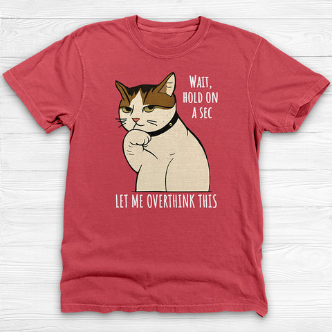Overthinking Cat Gym T-Shirt And Pump Cover