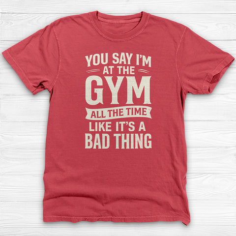 Happily Gym Addicted Workout Shirt, Fun Fitness Lover Tee