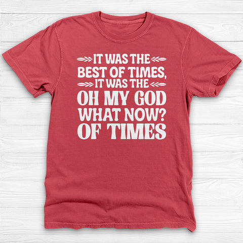Funny Dystopian Gym Shirt, Comfortable Garment-Dyed Gift Tee