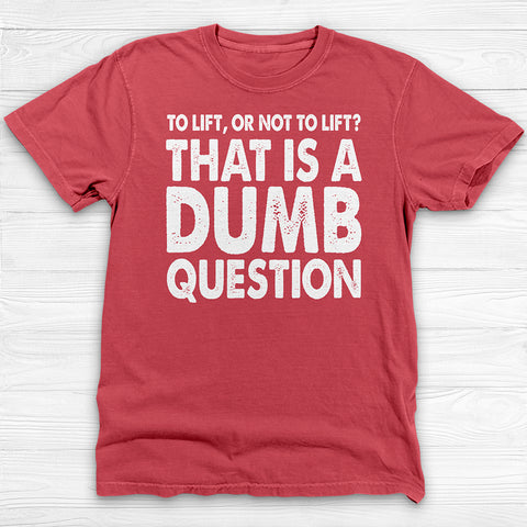 Funny Gym Shirt β Lift or Not to Lift, Unisex Workout Tee