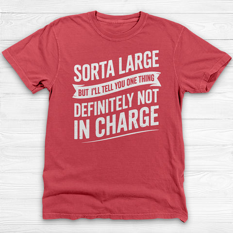 Sorta Large But Definitely Not In Charge, Fun Gym Tee