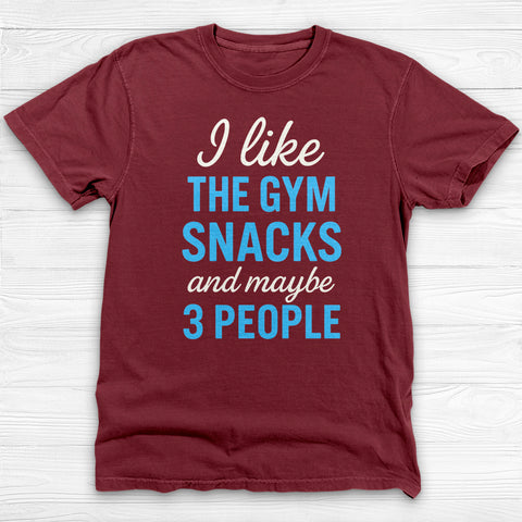The Gym, Snacks and Three People Workout Tee or Pump Cover