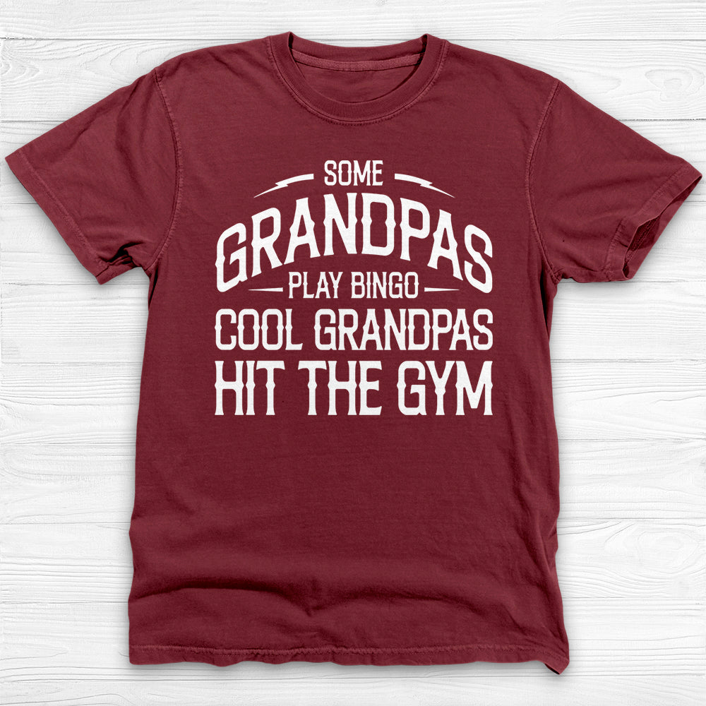 Cool Grandpa Gym T-Shirt, Garment-Dyed Tee for Old-Time Lifters-T-Shirt-Gym Classics