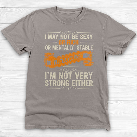 Not Sexy Or Rich Gym Shirt or Pump Cover, Garment-Dyed Softness