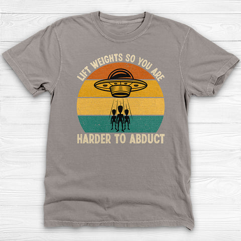Funny Alien Abduction Gym Workout Shirt Or Pump Cover