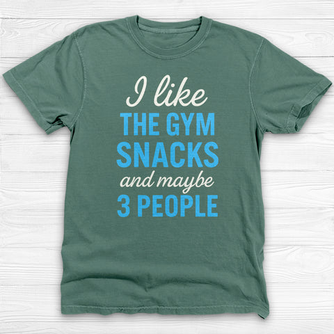 The Gym, Snacks and Three People Workout Tee or Pump Cover