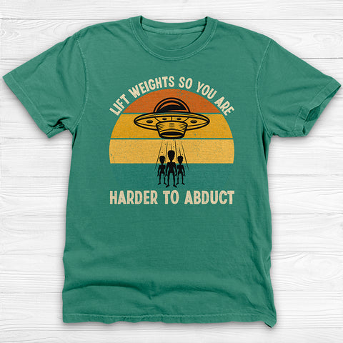 Funny Alien Abduction Gym Workout Shirt Or Pump Cover