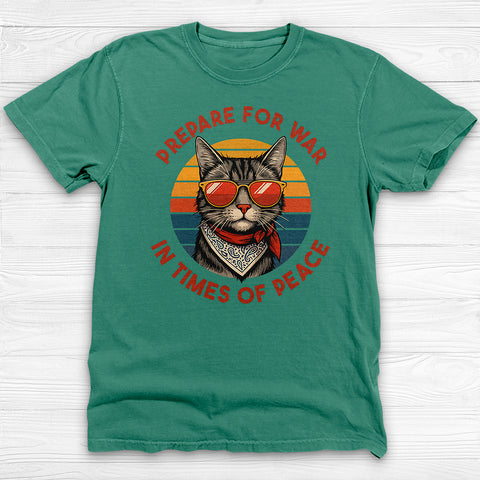 Hang On Vintage Mental Health Crisis Cat Gym Shirt