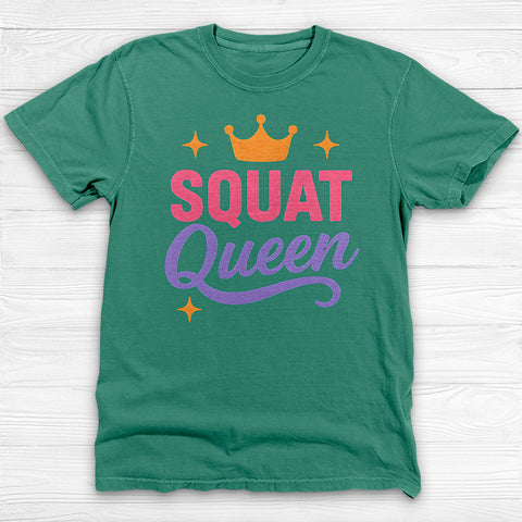 Squat Queen Gym Tee Or Pump Cover For Fitness Girls