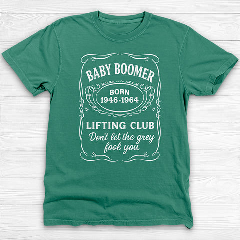 Baby Boomer Lifting Club Gym Tee