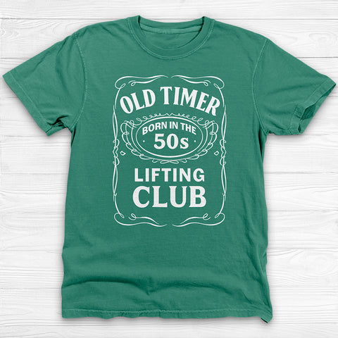 Born In The 50s Old Time Lifter Gym Shirt
