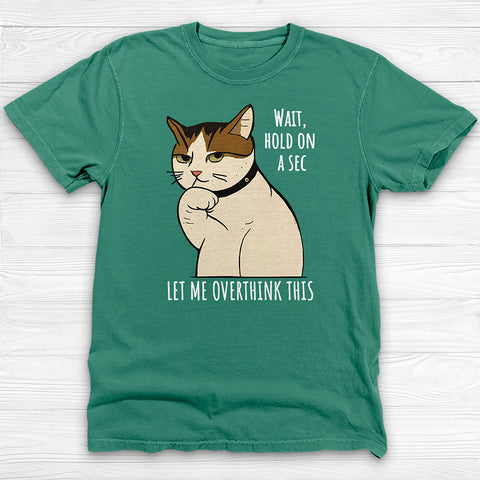 Overthinking Cat Gym T-Shirt And Pump Cover