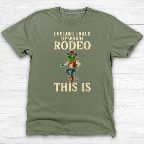 Funny Frog Rodeo Tee, Unisex Western Humor Shirt