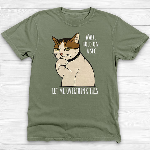 Overthinking Cat Gym T-Shirt And Pump Cover