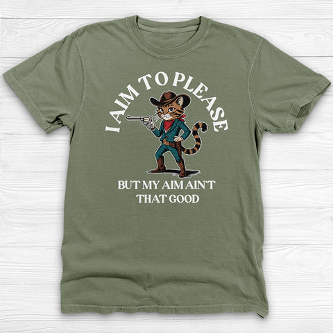 Funny Cowboy Cat Gym Tee And Pump Cover