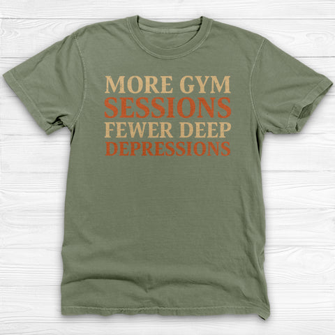 Motivational Gym T-Shirt, Mental Health Awareness, Positive Vibes