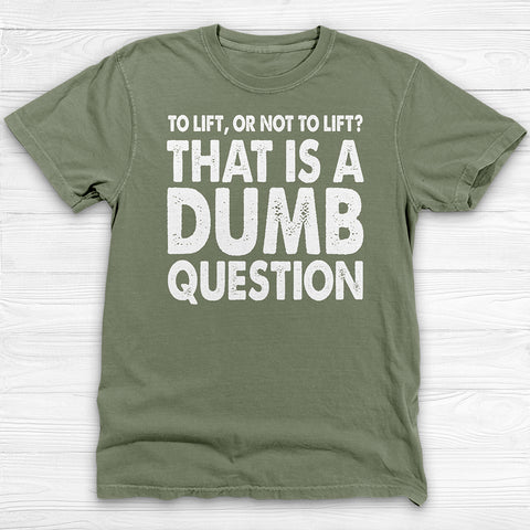 Funny Gym Shirt β Lift or Not to Lift, Unisex Workout Tee