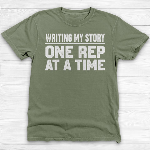 One Rep at a Time, Inspirational Fitness & Gym Shirt-T-Shirt-Gym Classics