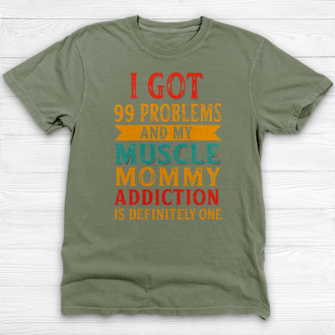 Muscle Mommy Addiction Gym Tee, Strong Women Appreciation