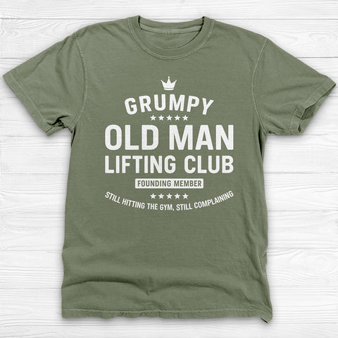 Grumpy Old Man Gym Shirt, GenX Fitness Tee