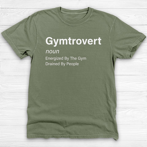 Gymtrovert Shirt, Introvert Workout Tee Or Pump Cover