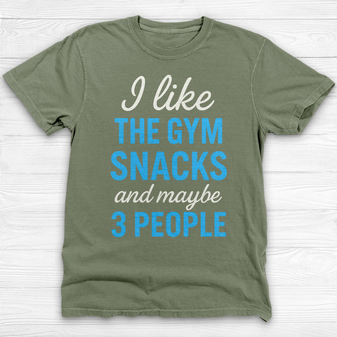 The Gym, Snacks and Three People Workout Tee or Pump Cover